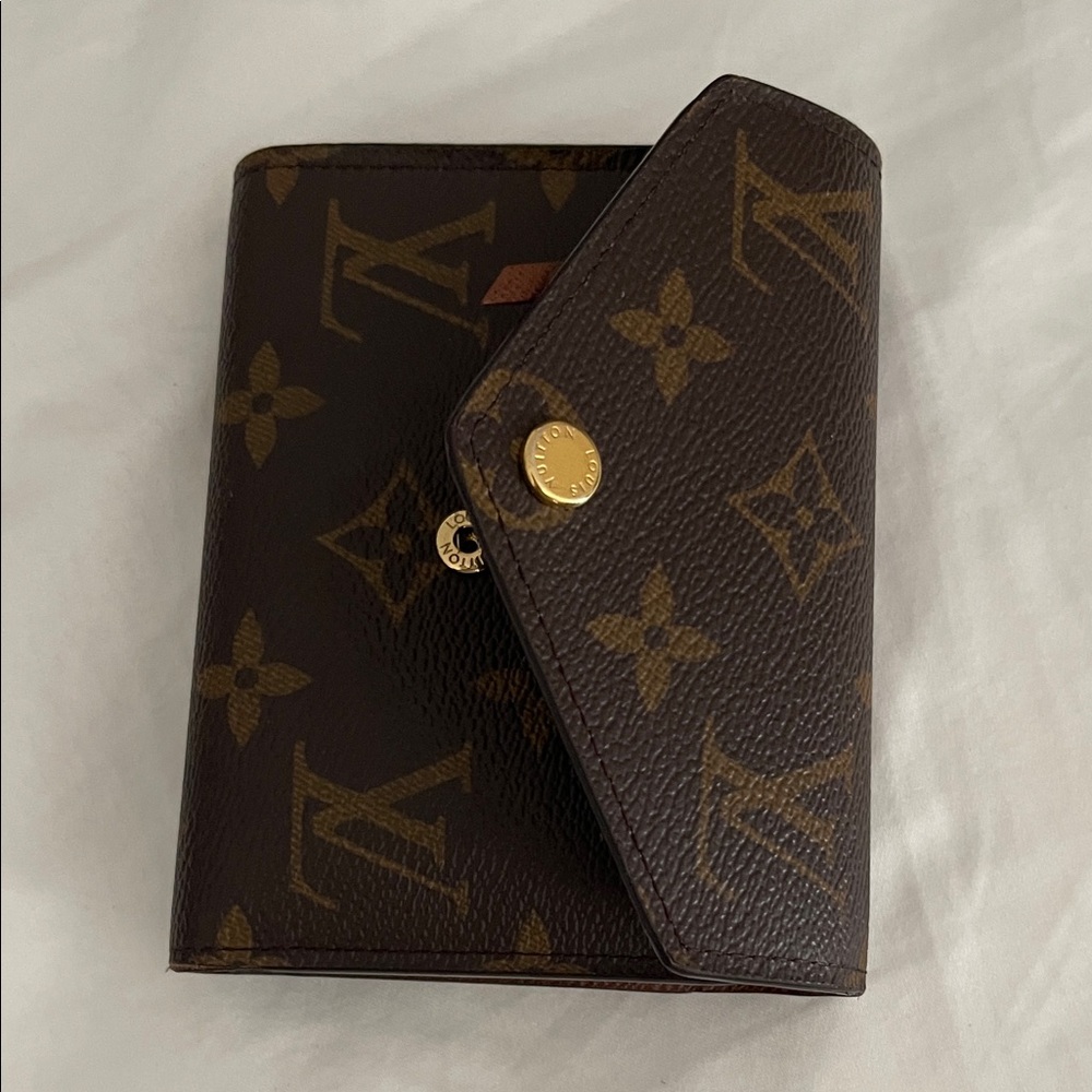 Louis Vuitton Brown and Tan Monogrammed Clutch